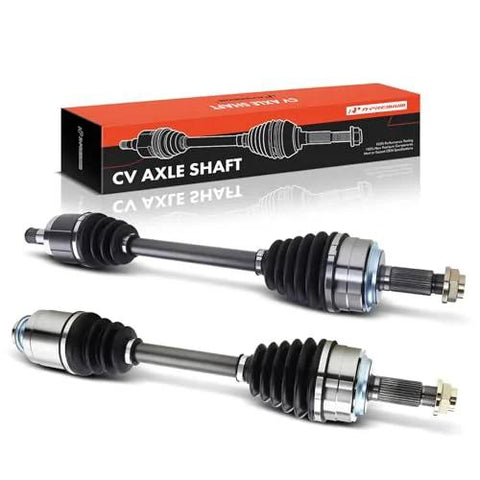 Pair Of Front CV Axle Shafts For Honda Accord 2008-2014 2.4L Civic 2014 1.8L EX Manual Acura TSX 2009-2013 2.4L shown with box