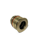 Waterjet seal hydr cartridge AT01204 with orange and black O-rings, side view