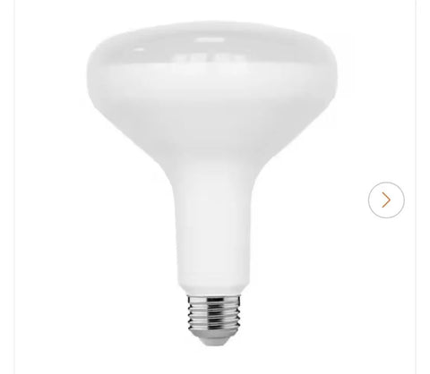90 Watt Equivalent BR40 Dimmable LED Light Bulb Soft White Two Pack For Indoor Recessed Cans And Track Lighting Easy Install Energy Saving