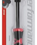 Heavy Duty Brake Spring Tool For Drum Brakes, shown in packaging, with black compact socket and grip handle for shoe return springs.