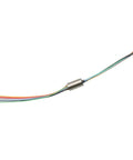 Slip Ring Rotary Joint 6mm Diameter 4CH 8CH Conductive Slip Ring 1A 1.5A 360 Degree Rotation Connector For Cameras Robotics Test Gear And Rotating Platforms Gold Contact Points For Stable Signals, 6mm body with multicolor wires