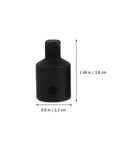 Black Steel Ball Socket Adapter Set Convert Tool Sleeves For Car Repair And Wrench Socket Transformation Fits Multiple Drive Sizes Heavy Duty Kit, 0.9 in x 1.49 in
