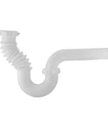 FlexTRAP Expandable P Trap Universal Drain Connector Fit 1 1/2 Inch Or 1 1/4 Inch With 1 1/2 Inch Reducing Gaskets, Flexible Tubing
