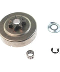 Beefed Up Chainsaw Clutch Drum Sprocket Replacement For Smooth Chain Rotation And Tough Power Transmission Fits Multiple Models For Easy Maintenance Built For Demanding Jobs, metal chain drive parts