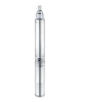 Heavy Lifting Electric Submersible Pump 220V For Deep Well Irrigation And Sump Tasks, stainless steel design, upright view.