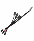 Four Wheel Steering 4WS Control Board And Servo Cable Upgrade Kit For 1 24 SCX24 1 10 DVC10 1 18 TX4M Black Includes Dual Channel Wiring Guide