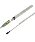 Paste Soldering Pen With Soft Brush Tip For BON-102 Plastic Welding Tool, transparent plastic body, brush tip visible