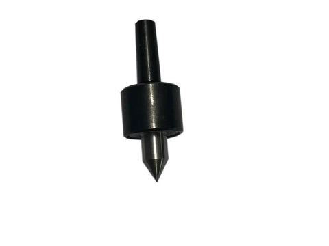Mini Live Revolving Lathe Center With Triple Bearing And Short MT0 Shank For Small Woodworking Lathes, tool steel housing.