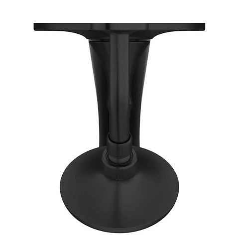 Bottom view of Single Handle Matte Black Shower Faucet Set With 5 Mode Multi Function Shower Head And Quick Connect Tub Spout