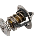 GM Original Equipment 131-160 187 Degree Engine Coolant Thermostat With Seal, close-up view of durable metal construction.
