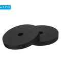 Vibration Isolation Rubber Feet Pads 3 Inch Outer Diameter, 12mm Inner Hole, 10mm Thick, Black, Anti Vibration Damping Feet, Waterproof, 8 Pack