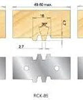 Diagram of 60 X 24 X 2mm Replacement Carbide Router Bit Industrial Grade For Woodworking Cabinets And Furniture Pro Grade Heavy Duty