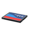 Rock Solid Compact Flash Type I 512 MB Memory Card with rugged design for digital cameras and CNC machines.