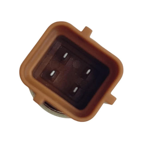 DAOKACUO coolant temperature sensor with orange gasket, 4-pin plug for Hyundai/Kia vehicles