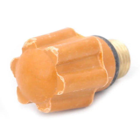 Top Notch 5 Pc QQ150 TIG Welding Torch Consumables Set Featuring Durable Plastic Housing brass back cap with orange design
