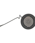 Top view of black gas tank cap assembly 77300-33070 10839 for Toyota and Lexus cars and SUVs