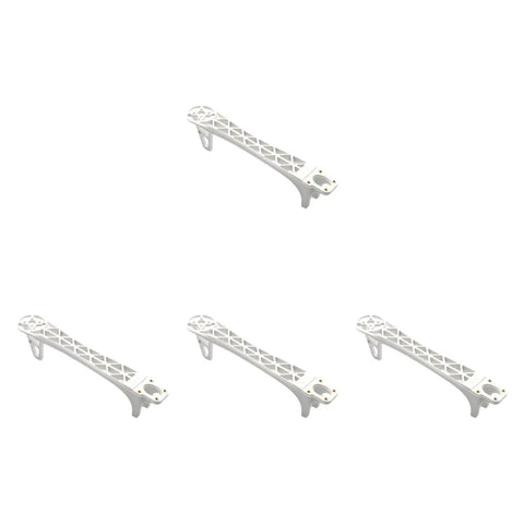 4 Piece Quadcopter Frame Kit With Nylon Construction, Easy Install, Durable Drone Frame Arms For DIY Projects, White Color