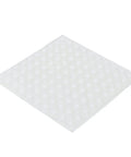 Transparent Adhesive Rubber Feet Pads 8x2.5mm on sheet, 100 Pieces for Glass Ceramic Plastic Metal, Clear Bumper Pads
