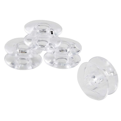 SINGER Class 66 transparent plastic bobbins, 4-pack for sewing machines