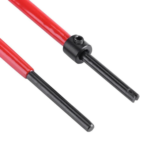 Two red-handled M6 x 1.0mm thread repair tools with black tips.