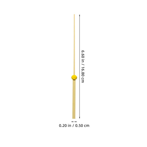 Gold metal clock hand from Metal Clock Hands Replacement Kit 10 Sets Handy DIY Wall Clock Hands For Home And Kitchen Repair.