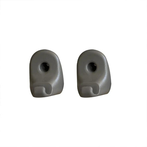 Chevy Sun Visor Clip Holder Gray Two Pack Durable Clip Fits Silverado Sierra Tahoe Yukon Suburban 1999 2006 Fast Easy Install