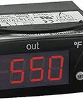 Thermocouple Temperature Controller Type K And J, 110V, Fahrenheit Display, On-Off Control, 3 Digit Red LED, Adjustable Deadband