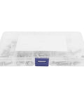 Plastic storage box containing T Shape Stainless Steel Clevis Pins Set In 12 Sizes With Single Hole Flat Head M3 M4 M5.