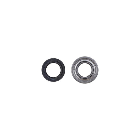 Close-up view of ball bearing from Five Pack Ball Bearing Shank Router Bit Accessory Kit For Quarter Inch Shank Bits Tough Carbide Steel For Long Life