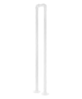 Heavy Duty U Shaped Stair Handrail With Solid Steel Wall Mount Railing Built Tough For The Daily Grind Featuring An Ultra Smooth Grip.