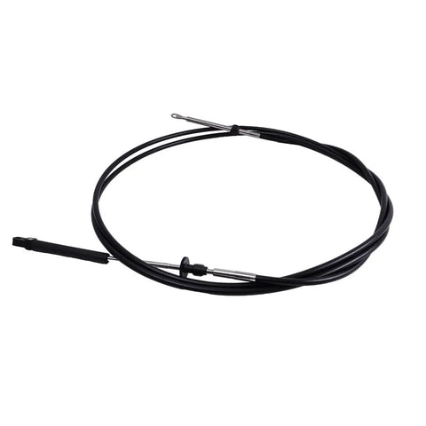 12 Foot Outboard Control Cable CCX20512 For 1979 And Newer Johnson Evinrude Boats Replacement Part includes CCX20512 Black Durable Cable