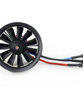 50mm 11 Blades Ducted Fan With RC Brushless Motor 4300KV Balance Tested For EDF 4S RC Jet Airplane front view