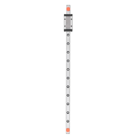 Compact Linear Guide Rail System With Bearing Block For Precise Motion, Miniature Slide Rail Guideway 1 Piece, MGN9H 300 1R Model, rail with bearing block