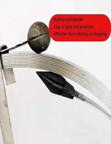 Heavy Duty Steel Drain Auger For Kitchen Bathroom And Shower Drains Tough As Nails Manual Plumbing Snake rolling ball handle for effective unclogging