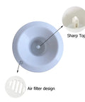 Water Dispenser Replacement Parts Smart Seat Water Guard Assembly, white plastic design with sharp top and air filter detail.