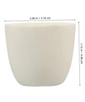 Graphite Lab Crucibles For Casting And Refining, Heavy Duty Reusable Crucibles For Copper And Metal Smelting, Aluminum Oxide White shown