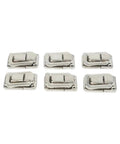 Secure Your Gear With These Small Nickel Toggle Latches. Six heavy duty 38x25mm iron nickel latches for various uses.
