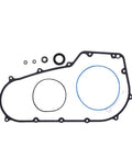 Precision Machined Motorcycle Clutch Primary Cover Gasket Kit Built Tough for Heritage Softail, showcasing gaskets and seals.