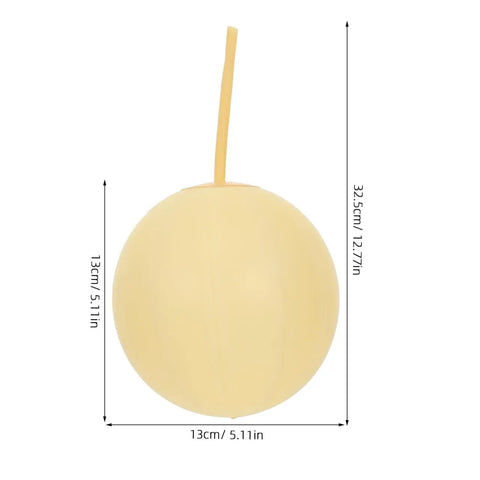 Gas Sampling Bladder for Lab and Mining Use, High Pressure Rubber Bladder With Dual Tail Design, 12.79 x 5.11 x 5.11 In