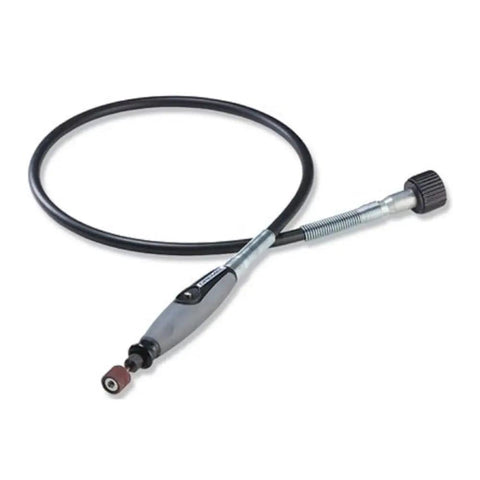 Legit Rotary Tool Accessory Bundle Featuring Precision Keyless Chuck And Flexible Shaft Extension For Nail Tight Spots And Crushing Detailed Carving Or Grinding Projects On Any Power Setup, 36-inch flexible shaft.