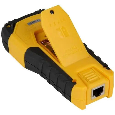 LAN Scout Jr 2 Ethernet Cable Tester For CAT5e CAT6 CAT6A RJ45 Cables With Backlit LCD Wiremap No Guesswork Fault Detection