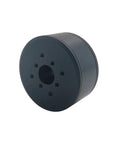 Black circular mounting component for Bldc Gimbal Drive Motor Servo System Robot Joint Assembly, used in mechanical arms.
