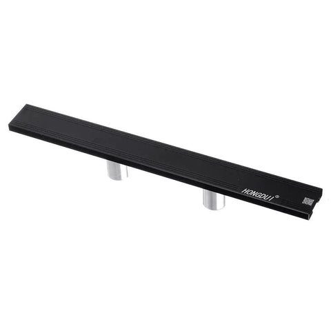 DT04 Woodworking Planing Stop No Fuss For 20mm Dog Holes, heavy duty bench dog clamp, black aluminum alloy, two posts visible