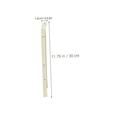 Beefy Heavy Duty Drawer Slides 12 Inch Full Extension Steel Cabinet Sliders with measurements for Household Drawers