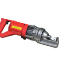 CCTI Portable Electric Hydraulic Rebar Cutter RC-165C with red handle and silver cutting head for construction use.