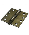 Heavy Duty Square Steel Door Hinge Pair Set Of 10 With Chrome Finish And Ball Bearing Support 4 Inch By 4 Inch For Cabinets Gates Or Outdoor Projects Rugged Hardware Built To Last