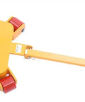 Heavy Duty Machine Skates 4409 Lbs Rock Solid Carbon Steel Industrial Dollies with smooth swivel rollers for moving heavy tools.