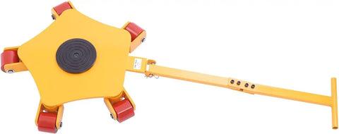 Heavy Duty Machine Skates 4409 Lbs Rock Solid Carbon Steel Industrial Dollies with smooth swivel rollers for moving heavy tools.