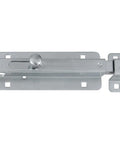 National Hardware N236-324 spring bolt latch, zinc-plated, 6-1/2 in, side view