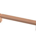 Copper Asymmetric Notched Cabinet Pull For Cabinets And Furniture, 5-1/16 Inch Center To Center Drawer Handle, durable copper finish